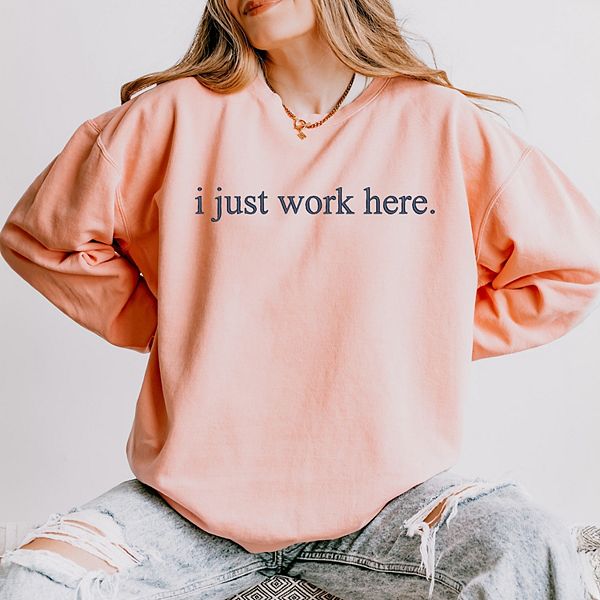 Вышитый свитшот i just work here легкий, окрашенный в готовом виде Simply Sage Market
Вышитый свитшот i just work here легкий, окрашенный в готовом виде Simply Sage Market