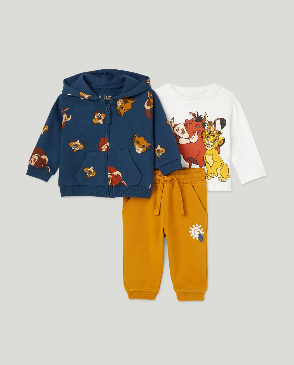 Комплект из трех предметов для мальчика «Король Лев» Baby El Corte Inglés, мультиколор
Комплект из трех предметов для мальчика «Король Лев» Baby El Corte Inglés, мультиколор
