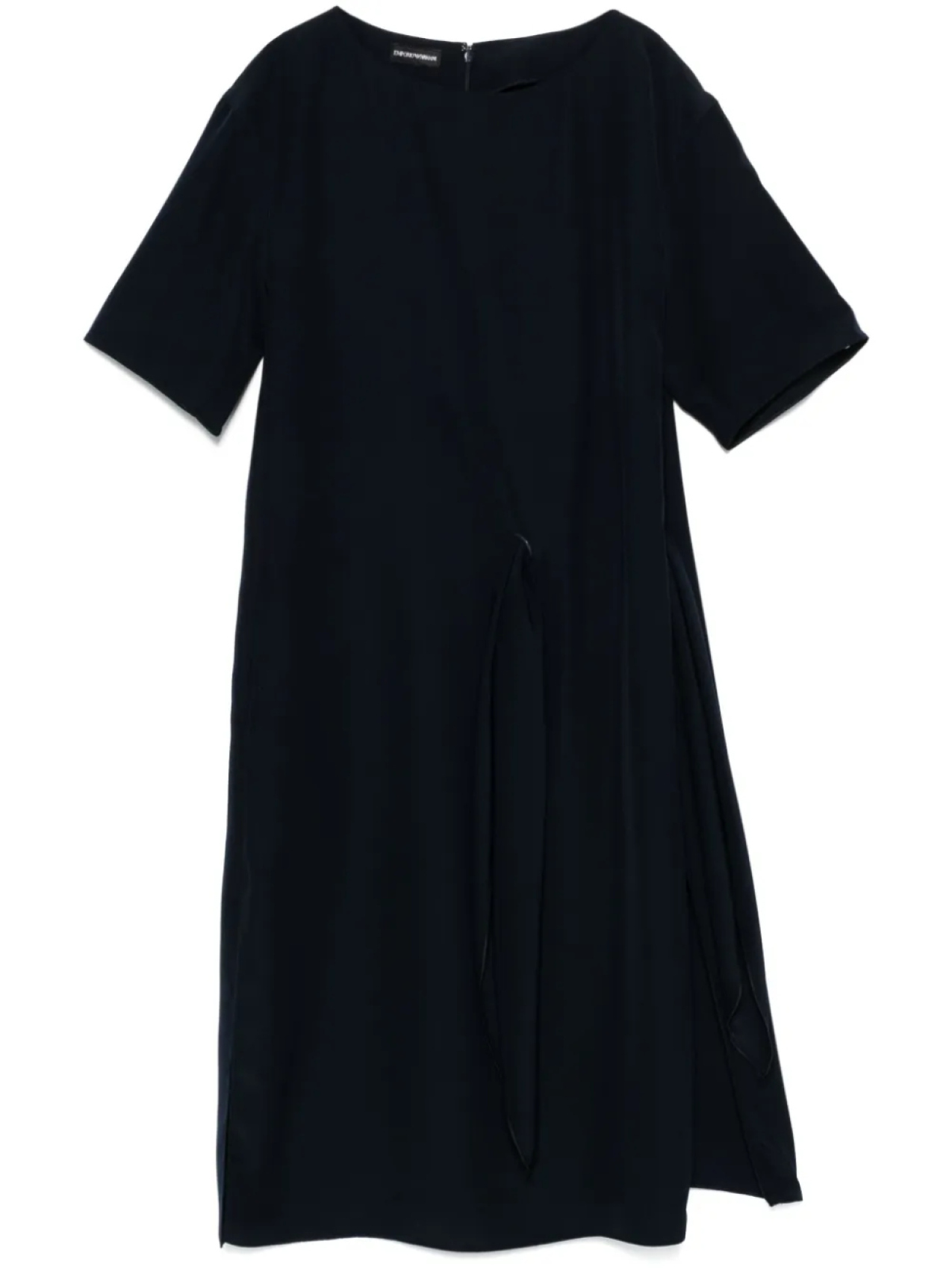 Мини-платье Emporio Armani с завязками по бокам, синий
Мини-платье Emporio Armani с завязками по бокам, синий