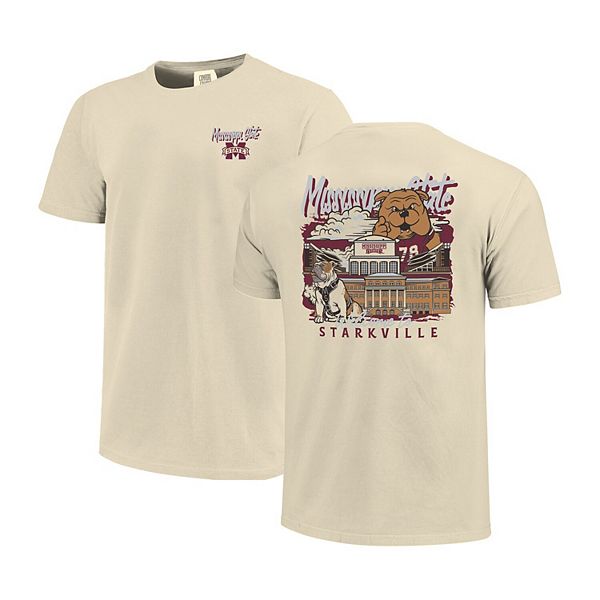 Мужская футболка Comfort Colors с ручной росписью Mississippi State Bulldogs Image One
Мужская футболка Comfort Colors с ручной росписью Mississippi State Bulldogs Image One