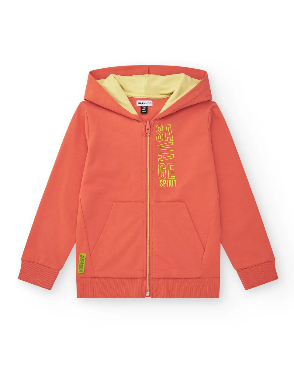 Однотонная толстовка для мальчиков на молнии Tuc tuc, красный
Однотонная толстовка для мальчиков на молнии Tuc tuc, красный