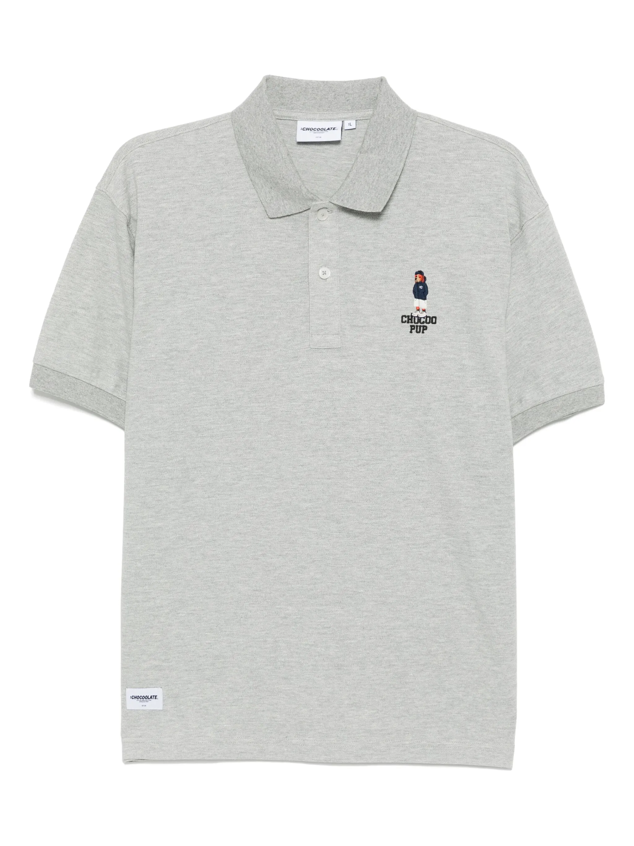 Рубашка поло с вышитым логотипом Chocoolate, серый
Рубашка поло с вышитым логотипом Chocoolate, серый