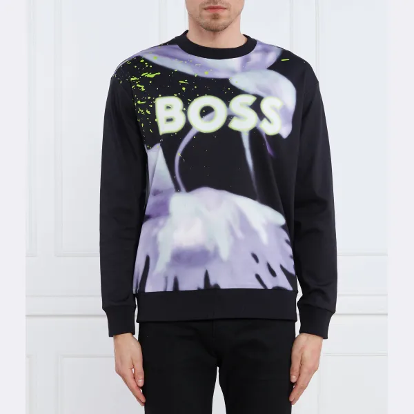 Толстовка Salbo Lotus стандартного кроя Boss, черный
Толстовка Salbo Lotus стандартного кроя Boss, черный