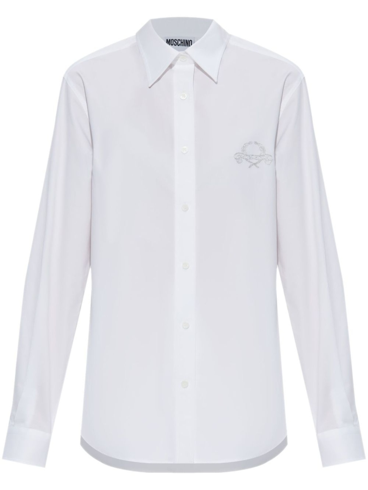 Moschino рубашка на пуговицах, белый
Moschino рубашка на пуговицах, белый