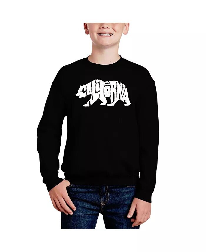 California Bear — толстовка с круглым вырезом Big Boy's Word Art La Pop Art, красный
California Bear — толстовка с круглым вырезом Big Boy's Word Art La Pop Art, красный