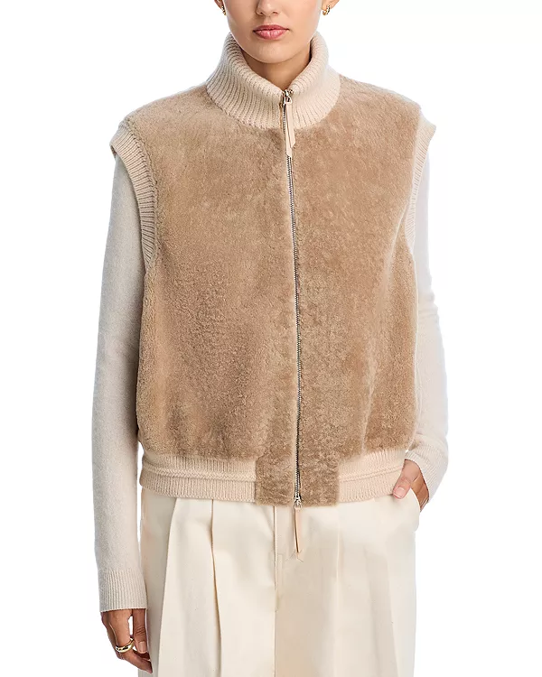 Жилет из овчины Lafayette 148 New York, бежевый
Жилет из овчины Lafayette 148 New York, бежевый