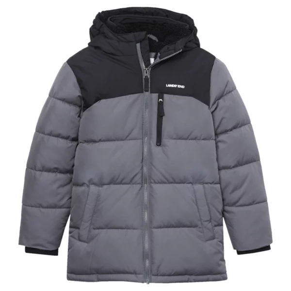 Мальчиковая утеплённая куртка с капюшоном на подкладке из шерпы, водоотталкивающая, для возраста 2-20 лет Lands' End, цвет graphite black
Мальчиковая утеплённая куртка с капюшоном на подкладке из шерпы, водоотталкивающая, для возраста 2-20 лет Lands' End, цвет graphite black