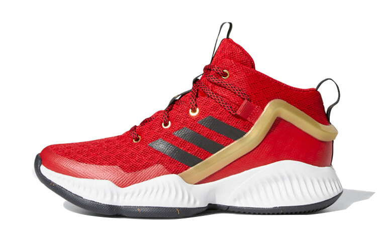 Баскетбольные кроссовки Lockdown J Kids GS Mid-top красные/черные/золотые Adidas
Баскетбольные кроссовки Lockdown J Kids GS Mid-top красные/черные/золотые Adidas