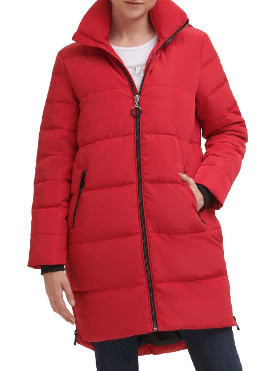 Стеганая пуховая парка Karl Lagerfeld Paris, красный
Стеганая пуховая парка Karl Lagerfeld Paris, красный