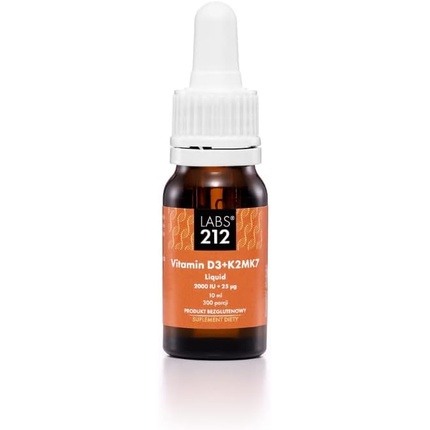 Витамин D3 + K2 MK7 2000 МЕ жидкая пищевая добавка 25 г Labs212
Витамин D3 + K2 MK7 2000 МЕ жидкая пищевая добавка 25 г Labs212