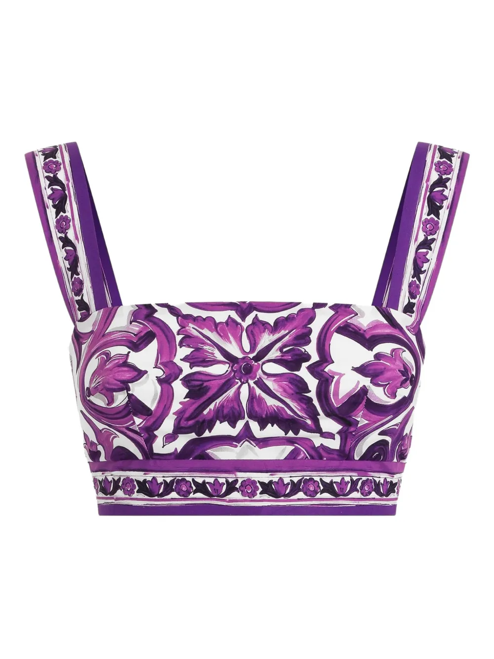 Топ-бралетт с принтом Majolica DOLCE & GABBANA, белый
Топ-бралетт с принтом Majolica DOLCE & GABBANA, белый