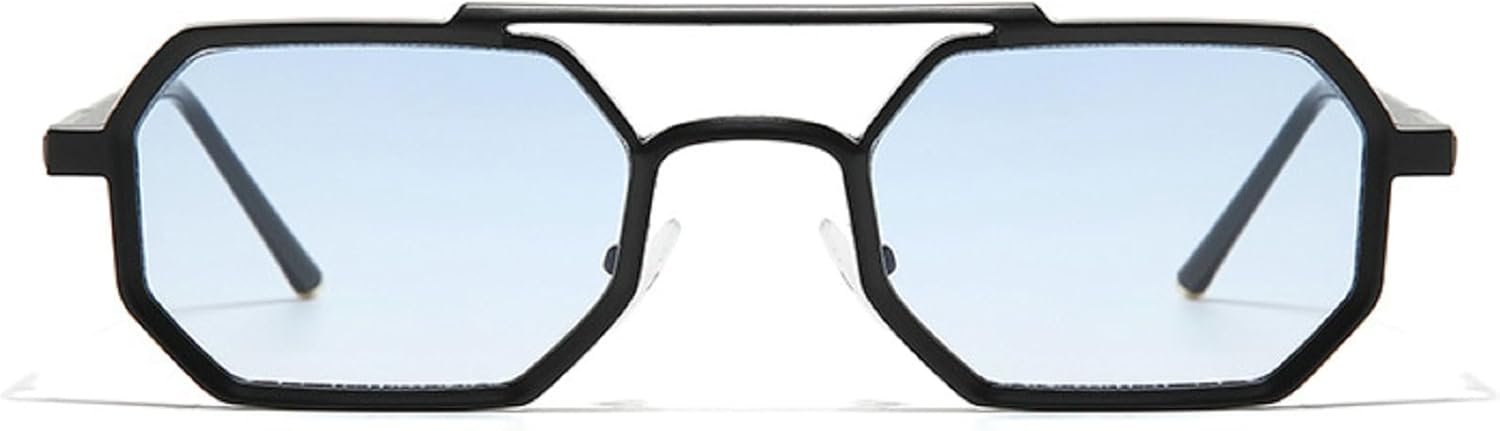 Мужские солнцезащитные очки в стиле ретро с двойной перемычкой, многоугольные, квадратной формы, прозрачные, с градиентом цвета океана, женские очки в металлической оправе, размер N45 mincl, C4
Мужские солнцезащитные очки в стиле ретро с двойной перемычкой, многоугольные, квадратной формы, прозрачные, с градиентом цвета океана, женские очки в металлической оправе, размер N45 mincl, C4