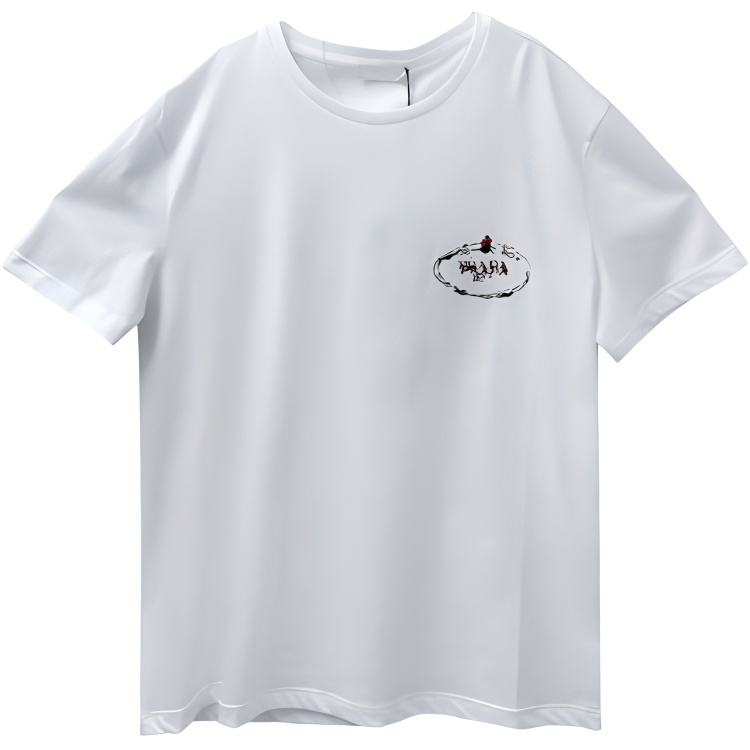 PRADA Футболка мужская белая, Белый, PRADA Футболка мужская белая
PRADA Футболка мужская белая, Белый, PRADA Футболка мужская белая