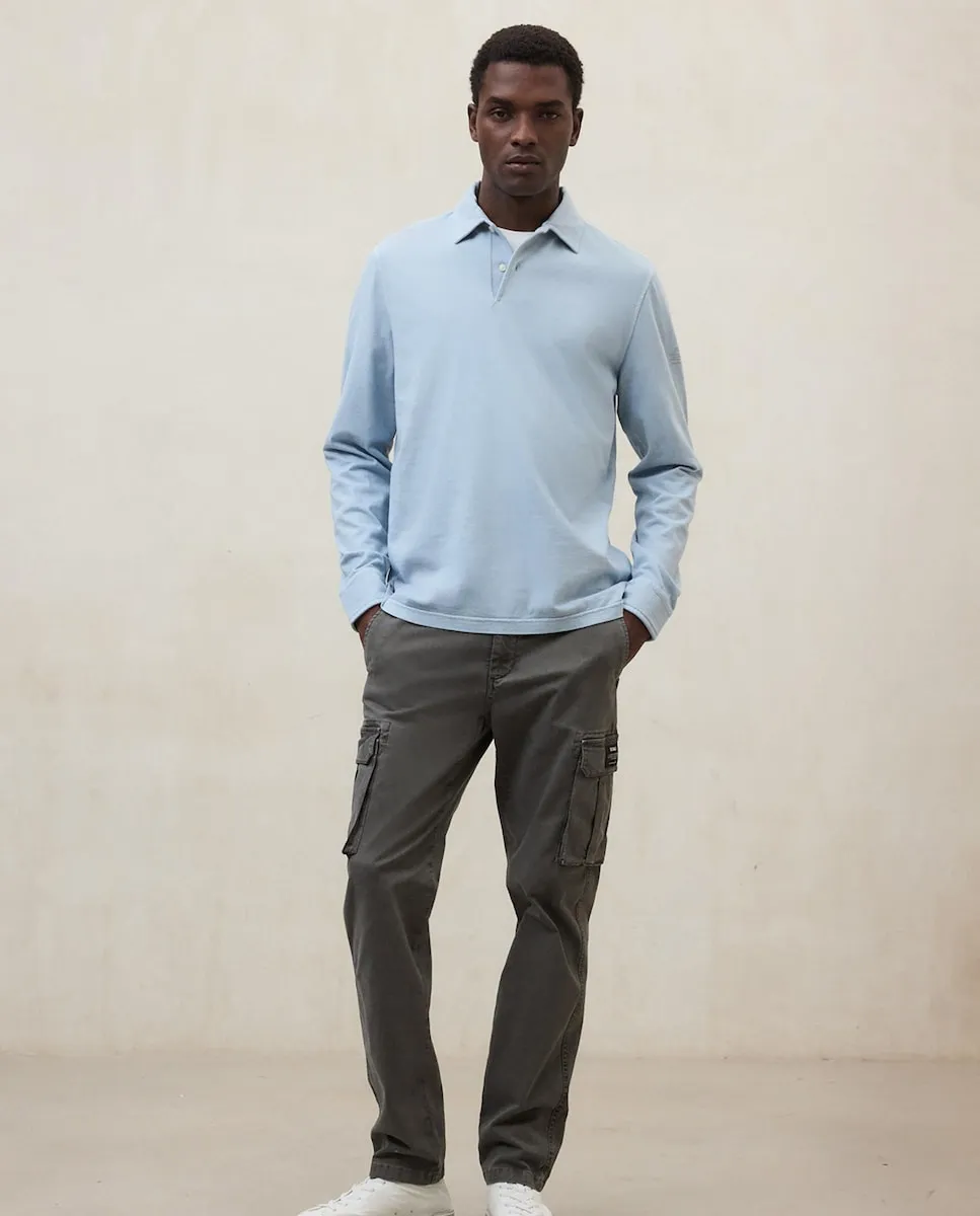 Мужская поло с длинным рукавом и воротником Ecoalf, синий
Мужская поло с длинным рукавом и воротником Ecoalf, синий