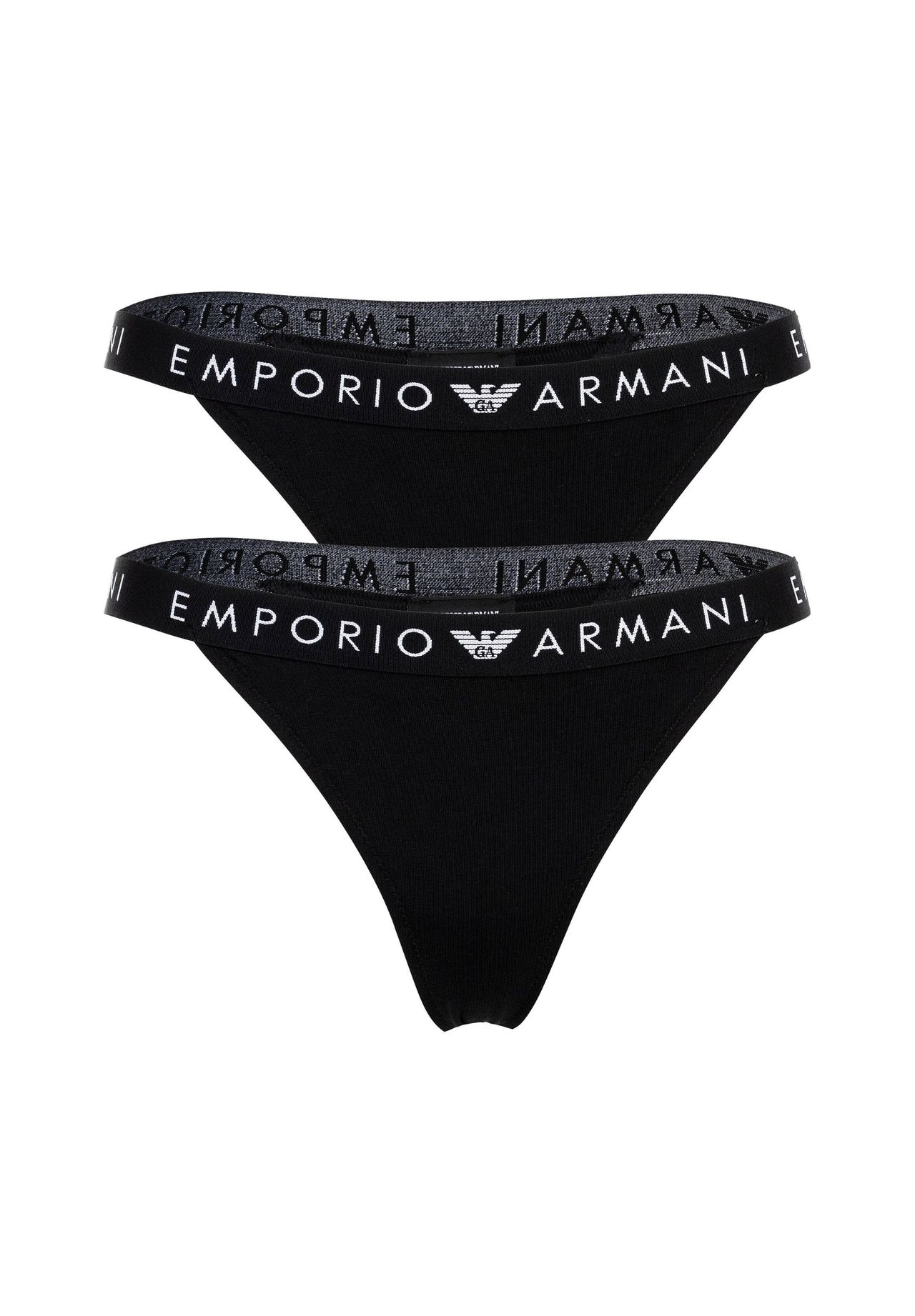 Женские стринги, 2 шт - ICONIC LOGOBAND, Т-образные стринги, хлопок стрейч EMPORIO ARMANI, черный
Женские стринги, 2 шт - ICONIC LOGOBAND, Т-образные стринги, хлопок стрейч EMPORIO ARMANI, черный