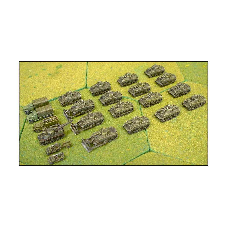 Американская средняя танковая рота, 1944 г., Combat Command - WWII (1:285)
Американская средняя танковая рота, 1944 г., Combat Command - WWII (1:285)