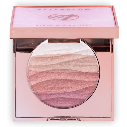 Afterglow Blusher & Highlight Compact - розовая и золотая сияющая компактная пудра W7
Afterglow Blusher & Highlight Compact - розовая и золотая сияющая компактная пудра W7