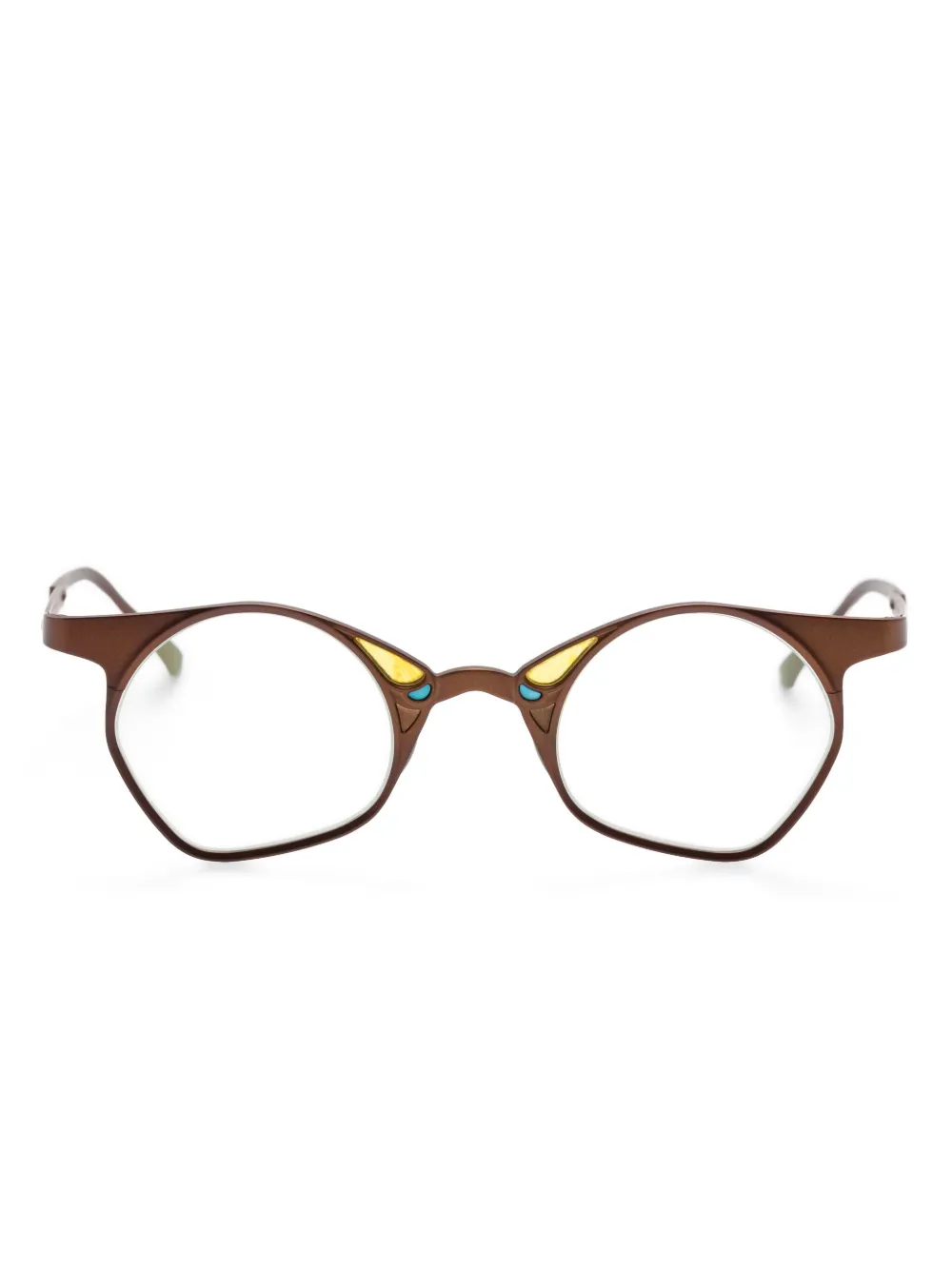 Очки в геометричной оправе Rigards, коричневый
Очки в геометричной оправе Rigards, коричневый
