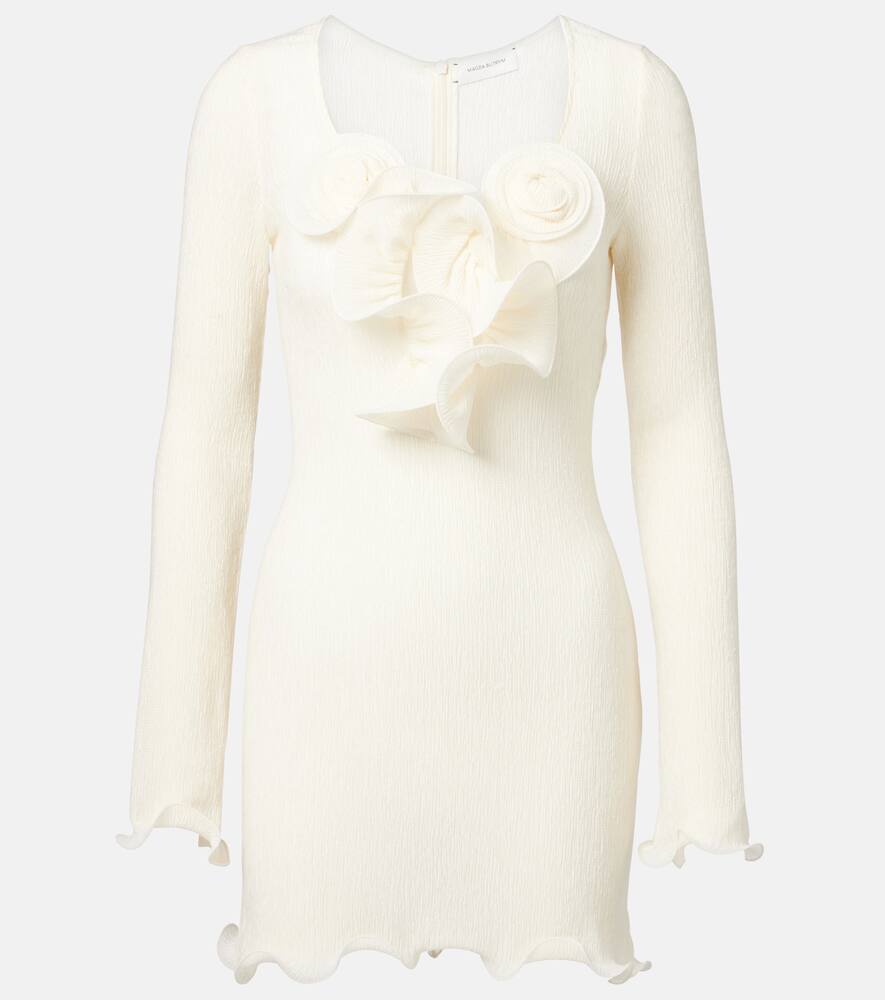 Мини-платье из крепа с цветочной аппликацией Magda Butrym, Cream
Мини-платье из крепа с цветочной аппликацией Magda Butrym, Cream