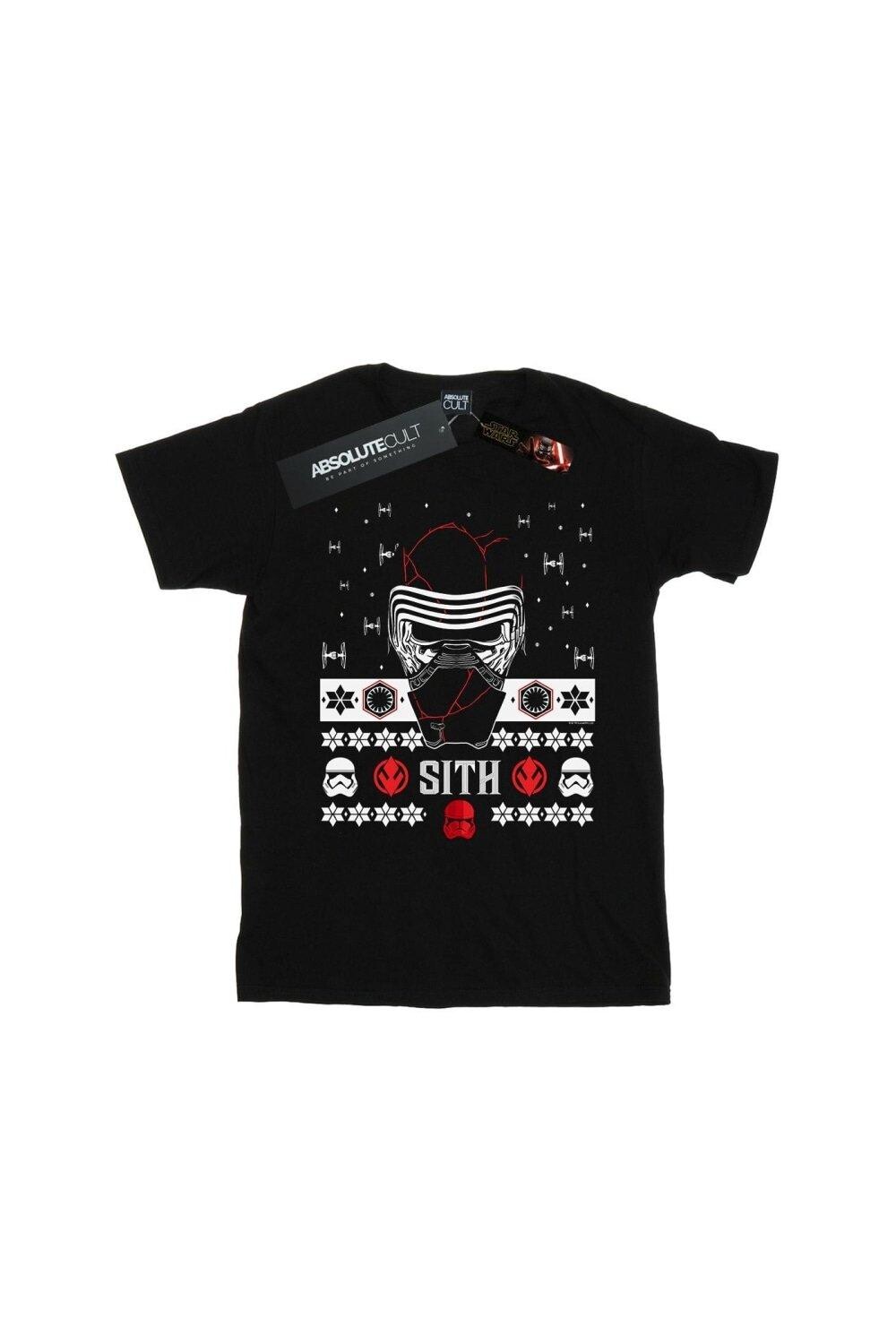 Рождественская хлопковая футболка ситхов «Восхождение Скайуокера» Star Wars, черный
Рождественская хлопковая футболка ситхов «Восхождение Скайуокера» Star Wars, черный
