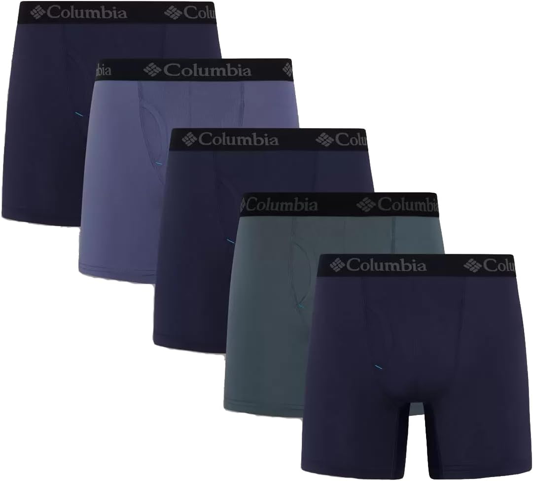 Мужские боксеры Columbia MultiPack - без бирки, дышащие, эластичная ткань, спортивный крой для активного образа жизни, Navy
Мужские боксеры Columbia MultiPack - без бирки, дышащие, эластичная ткань, спортивный крой для активного образа жизни, Navy