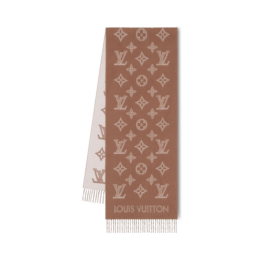 Шарф с монограммой и тенью Louis Vuitton, нюдовый
Шарф с монограммой и тенью Louis Vuitton, нюдовый