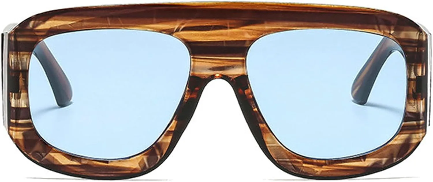 COTIA Модные квадратные солнцезащитные очки большого размера для женщин и мужчин, с толстой оправой, широкими дужками, в винтажном панк-стиле, Wood Grain
COTIA Модные квадратные солнцезащитные очки большого размера для женщин и мужчин, с толстой оправой, широкими дужками, в винтажном панк-стиле, Wood Grain