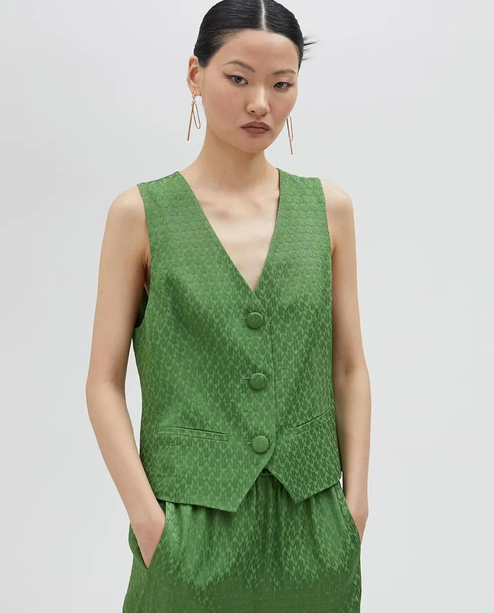 Женское платье-жилет на пуговицах Lola Casademunt, зеленый
Женское платье-жилет на пуговицах Lola Casademunt, зеленый