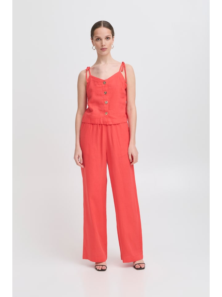 Блузка без рукавов IHLINNO свободного кроя в цвете Герань ICHI
Блузка без рукавов IHLINNO свободного кроя в цвете Герань ICHI