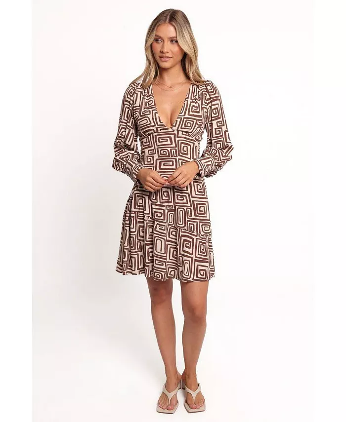 Женское мини-платье Sheridan с длинными рукавами Petal and Pup, коричневый
Женское мини-платье Sheridan с длинными рукавами Petal and Pup, коричневый