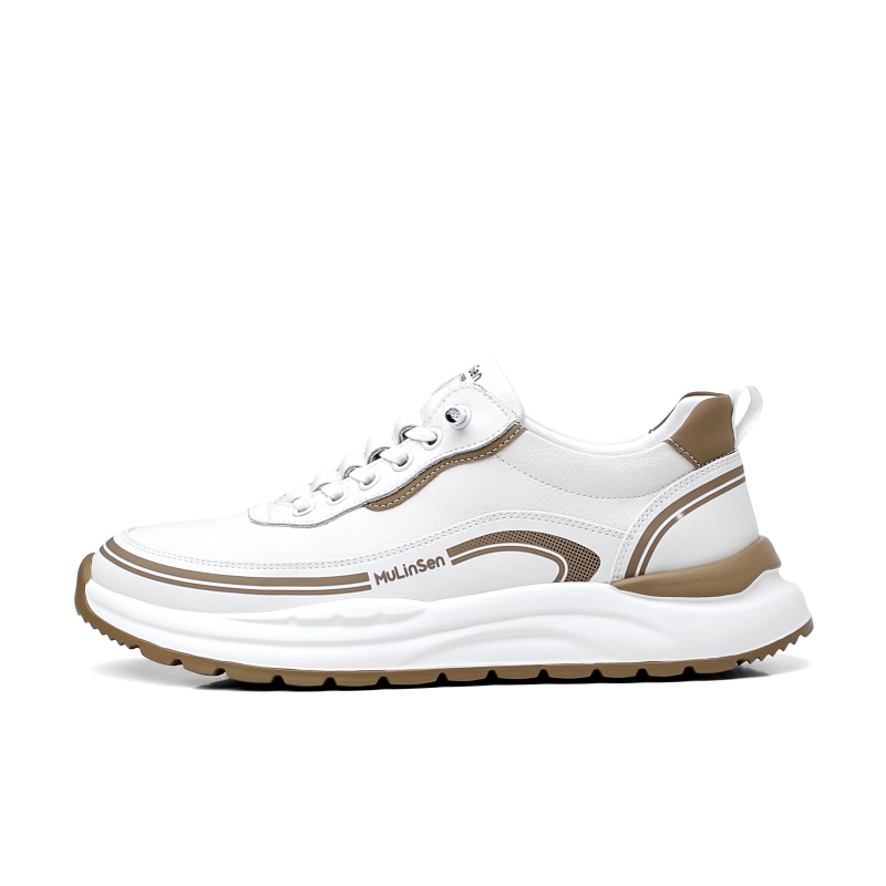 Mulinsen Амортизирующие легкие низкие кеды мужские белые, цвет White
Mulinsen Амортизирующие легкие низкие кеды мужские белые, цвет White