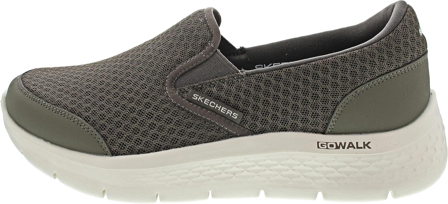 Мужские кроссовки Skechers GoWalk Flex - спортивные слипоны для прогулок с амортизирующей подошвой с воздушным охлаждением, хаки
Мужские кроссовки Skechers GoWalk Flex - спортивные слипоны для прогулок с амортизирующей подошвой с воздушным охлаждением, хаки