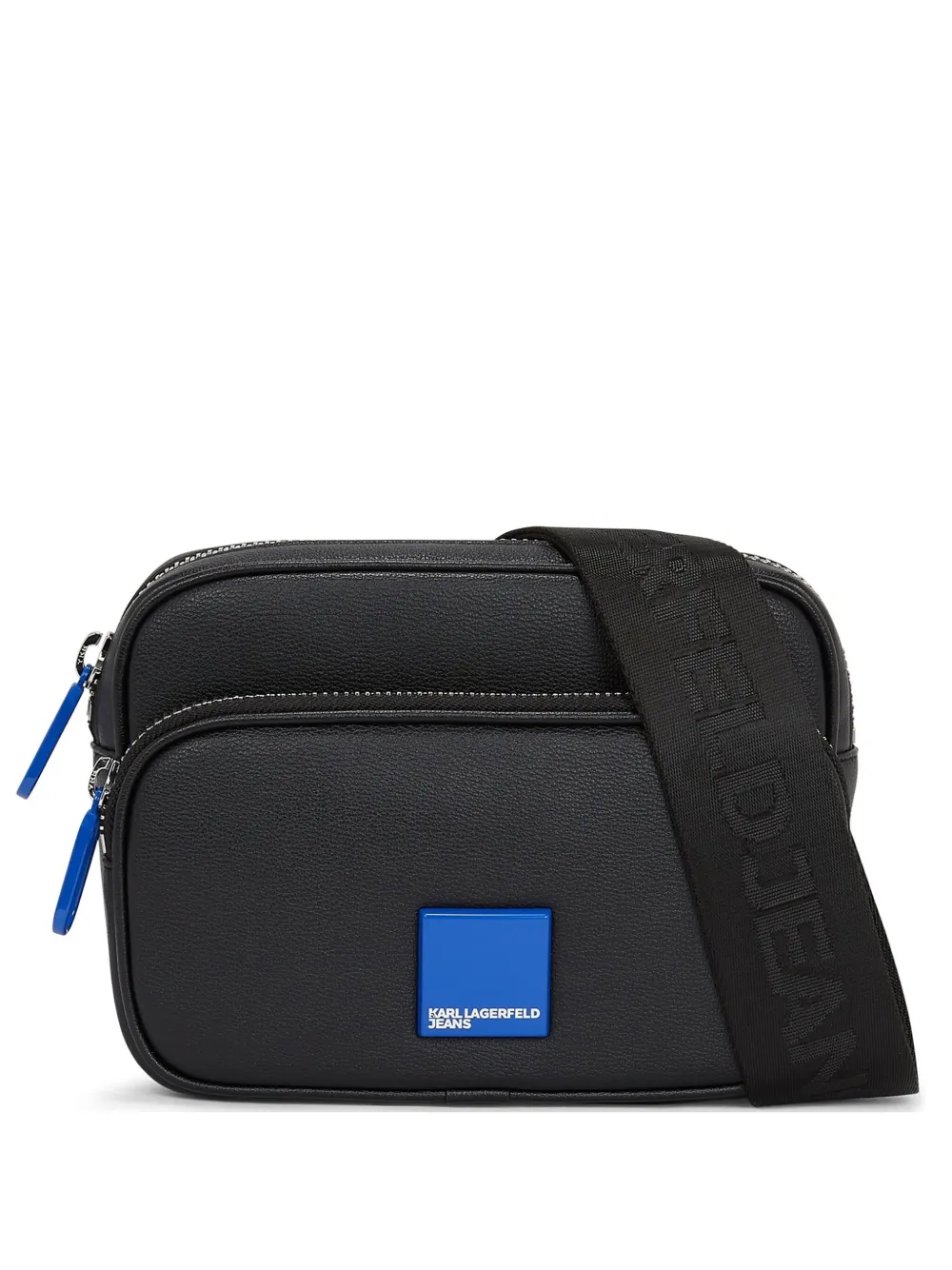 Сумка-мессенджер с нашивкой-логотипом Karl Lagerfeld Jeans, черный 
Сумка-мессенджер с нашивкой-логотипом Karl Lagerfeld Jeans, черный
