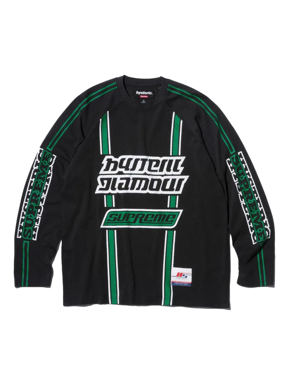 Футболка с логотипом из коллаборации с Hysteric Glamour Supreme, черный 
Футболка с логотипом из коллаборации с Hysteric Glamour Supreme, черный