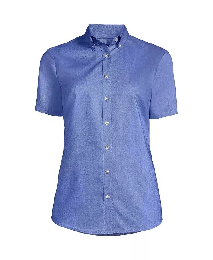 Женская школьная форма с коротким рукавом Оксфордская классическая рубашка Lands' End, синий
Женская школьная форма с коротким рукавом Оксфордская классическая рубашка Lands' End, синий