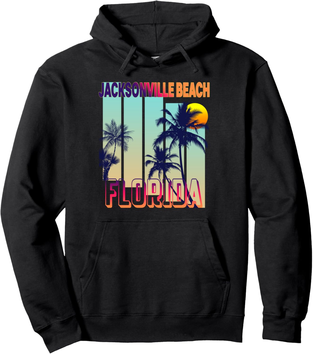 Худи в стиле ретро с пальмами, Джексонвилл-Бич Jacksonville Beach Retro Vintage Themed Designs, черный
Худи в стиле ретро с пальмами, Джексонвилл-Бич Jacksonville Beach Retro Vintage Themed Designs, черный