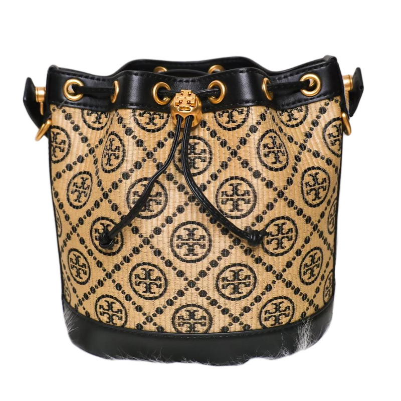 Сумка-ведро из кожи с монограммой T, портативная сумка через плечо, повседневная женская сумка бежево-черная TORY BURCH
Сумка-ведро из кожи с монограммой T, портативная сумка через плечо, повседневная женская сумка бежево-черная TORY BURCH