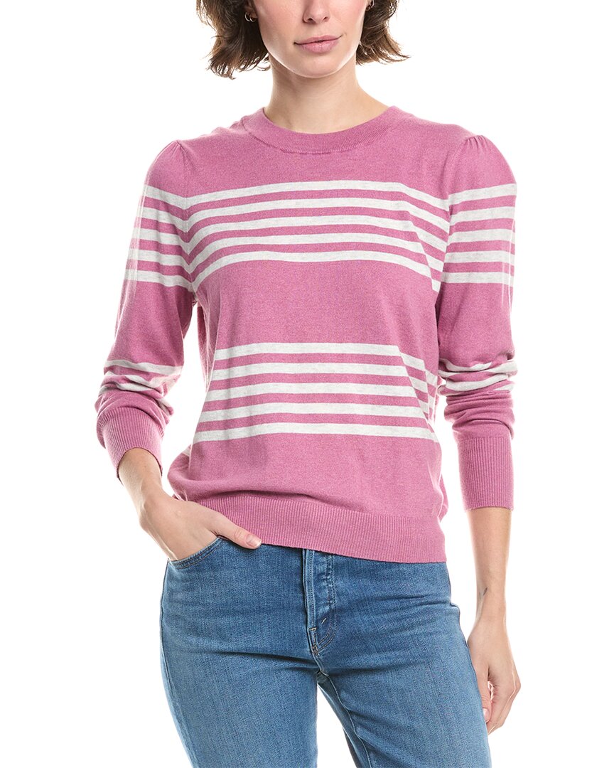 Форте Кашемир Свитер с присборенными рукавами в полоску из смесового кашемира Forte Cashmere, фиолетовый
Форте Кашемир Свитер с присборенными рукавами в полоску из смесового кашемира Forte Cashmere, фиолетовый