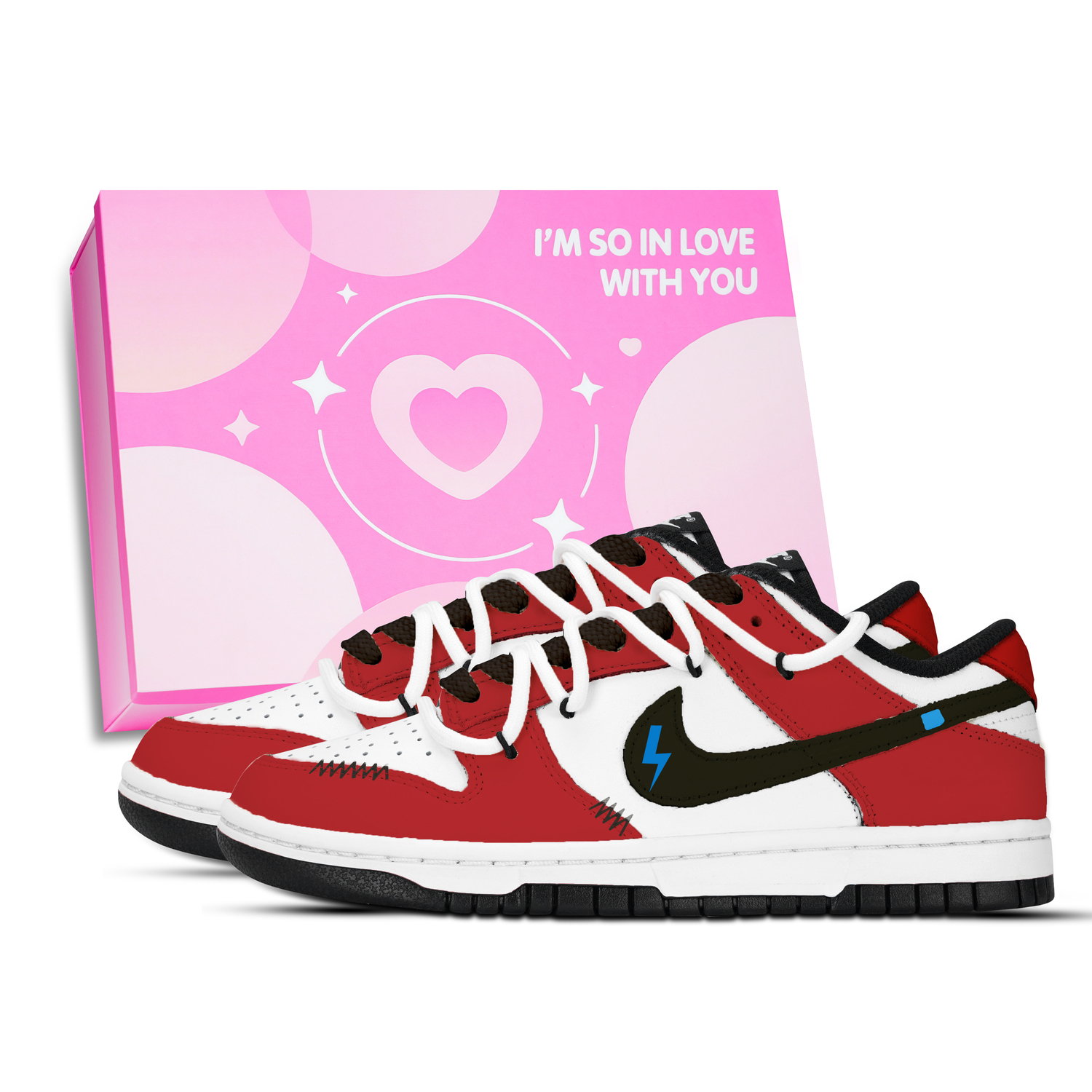 Nike Данк Тандерболт Шэдоу противоскользящие износостойкие низкие скейтборд кроссовки унисекс красный, черный, синий, белый - красный, черный, синий, белый
Nike Данк Тандерболт Шэдоу противоскользящие износостойкие низкие скейтборд кроссовки унисекс красный, черный, синий, белый - красный, черный, синий, белый