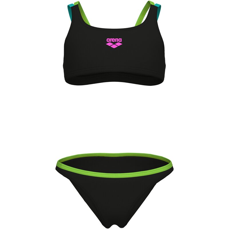 Купальник бикини для девочек, раздельный, сплошной Arena, черный
Купальник бикини для девочек, раздельный, сплошной Arena, черный
