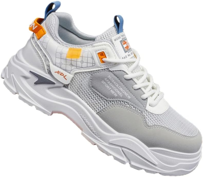 Мужские спортивные повседневные кроссовки из дышащей сетки - противоскользящие и прочные, легкие и удобные, модные и универсальные, подходят для всех сезонов Clolinde, белый
Мужские спортивные повседневные кроссовки из дышащей сетки - противоскользящие и прочные, легкие и удобные, модные и универсальные, подходят для всех сезонов Clolinde, белый