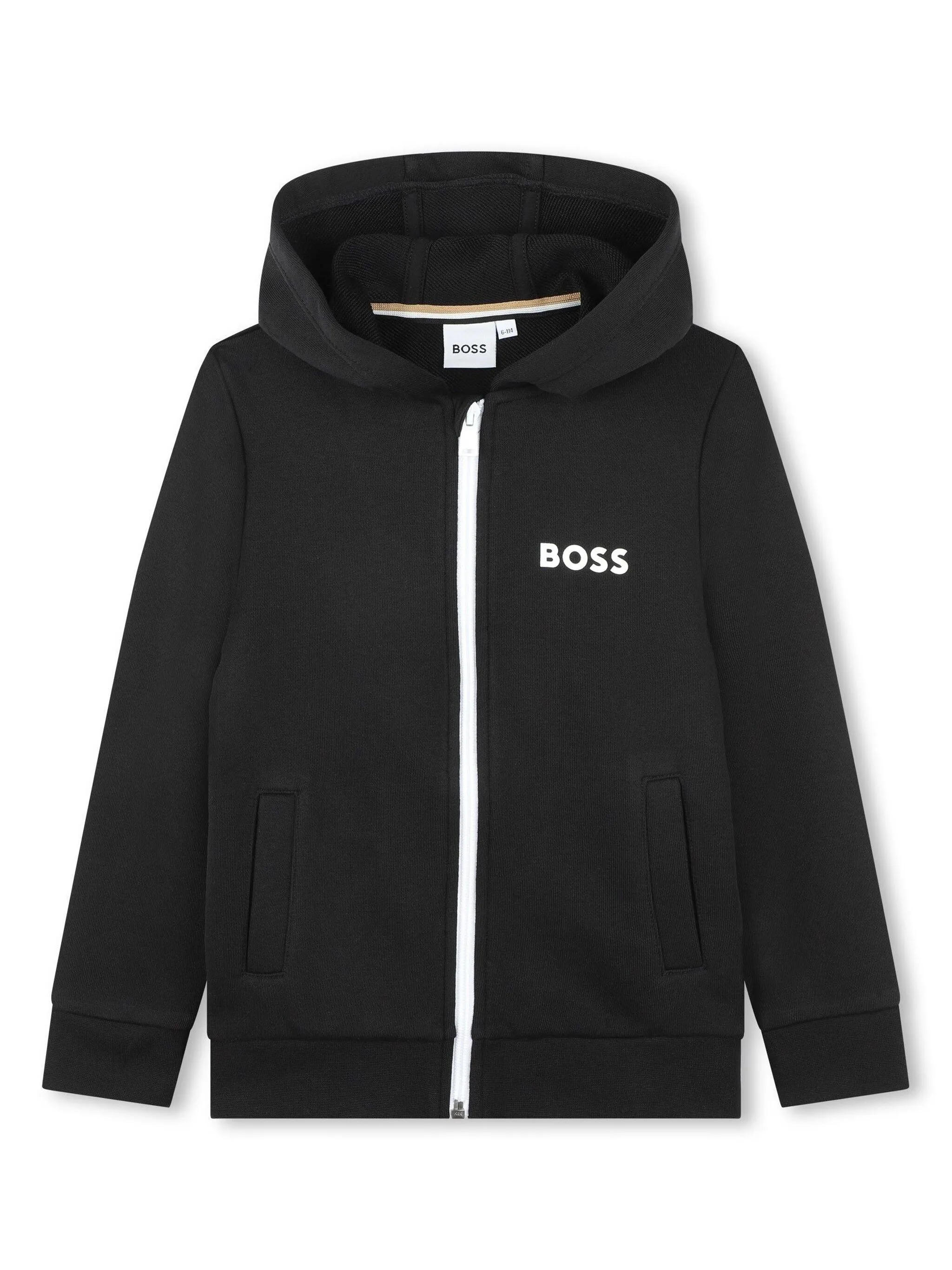 Худи с логотипом Boss Kidswear, черный
Худи с логотипом Boss Kidswear, черный