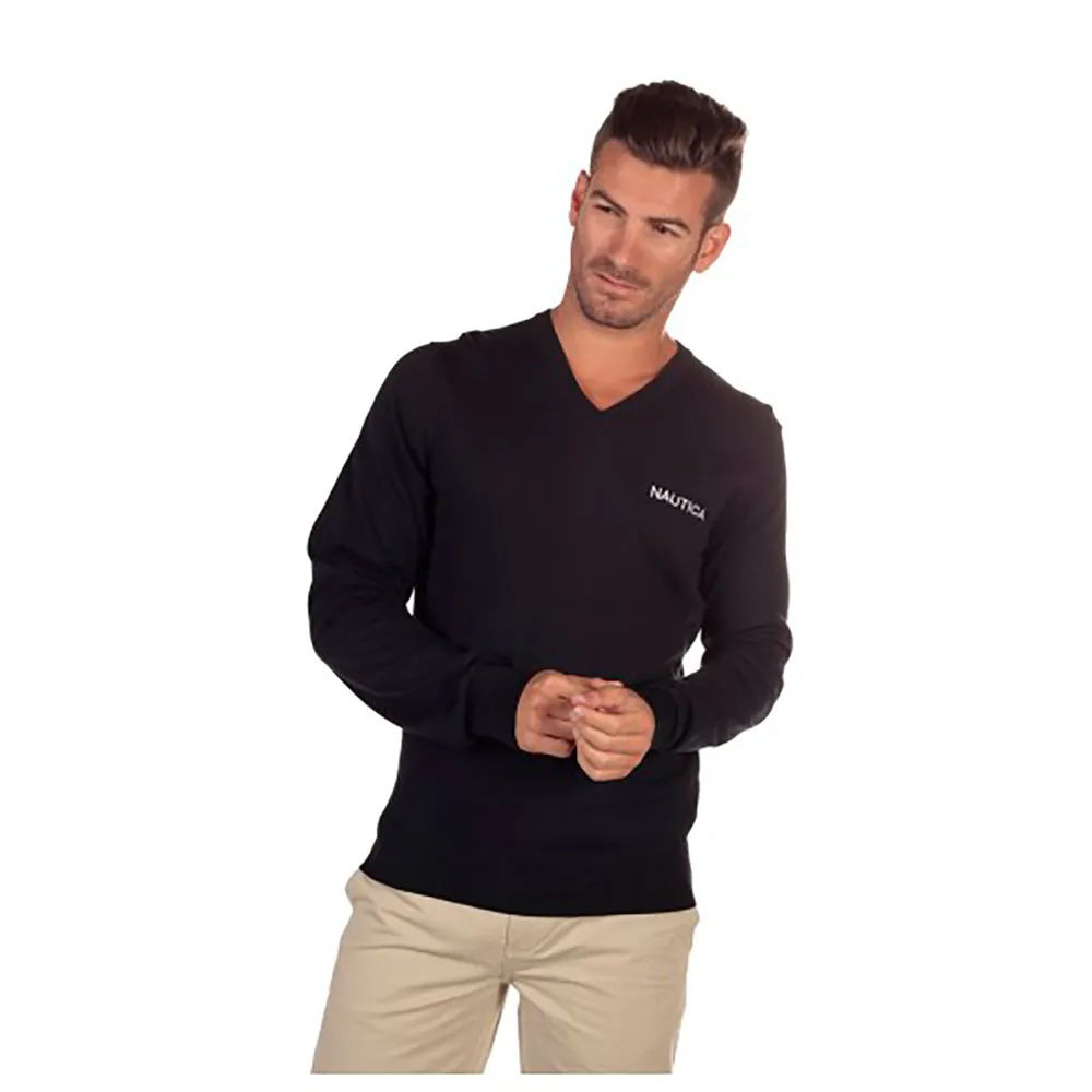 Свитер Nautica N31AMSW0403N v neck, черный
Свитер Nautica N31AMSW0403N v neck, черный