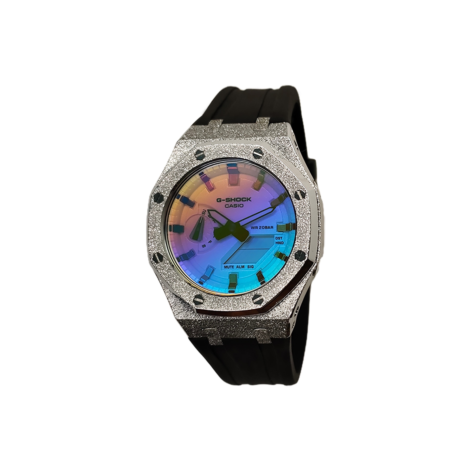 Серия Retrofit подарочный набор кварцевый механизм ремешок из фторэластомера мужские часы многоцветный циферблат CASIO
Серия Retrofit подарочный набор кварцевый механизм ремешок из фторэластомера мужские часы многоцветный циферблат CASIO