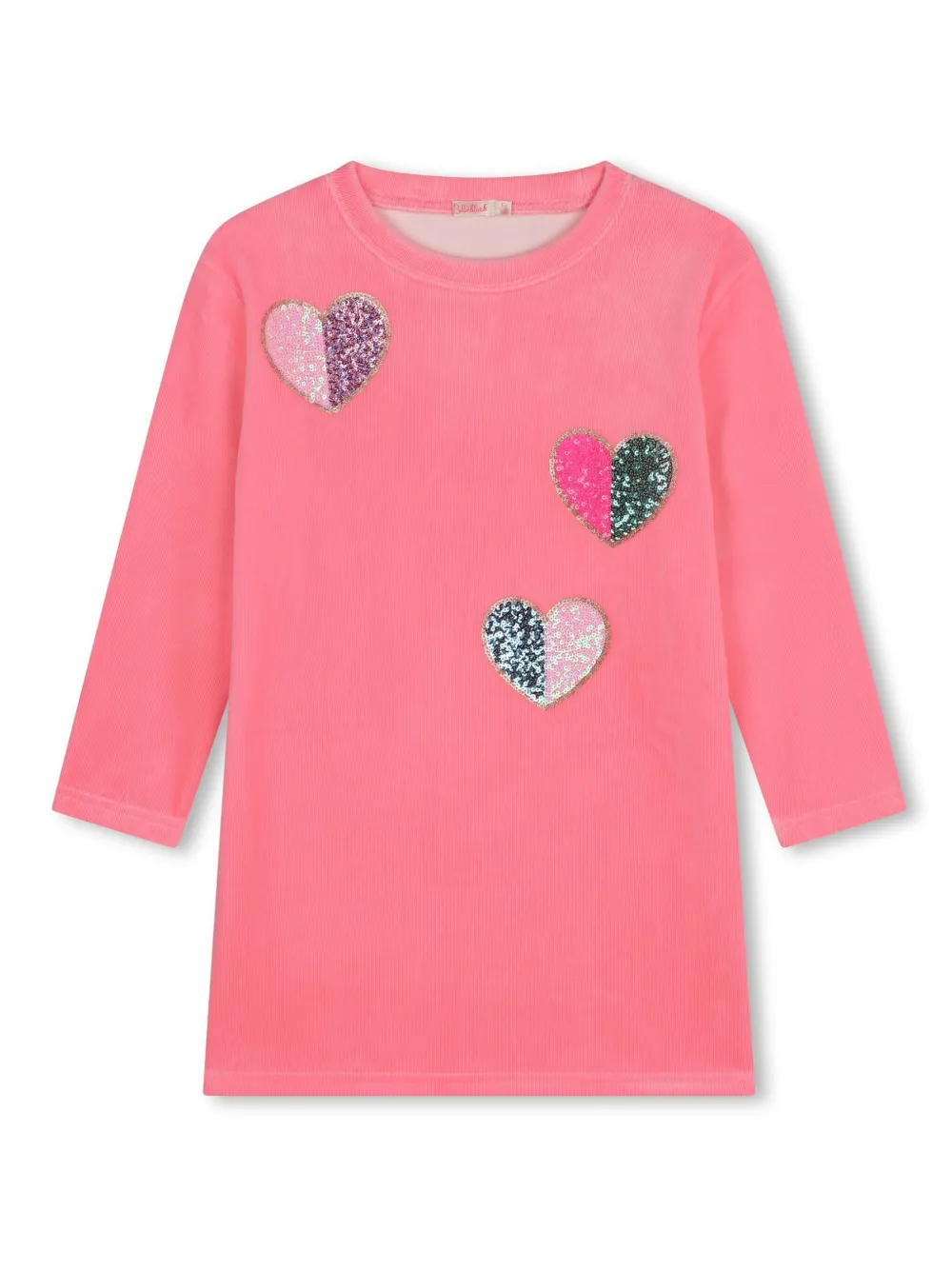 Бархатное платье с нашивкой Billieblush, розовый
Бархатное платье с нашивкой Billieblush, розовый