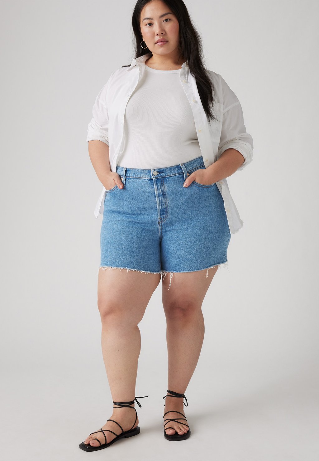 Джинсовые шорты 501 ORIGINAL Levi's Plus, деним 
Джинсовые шорты 501 ORIGINAL Levi's Plus, деним