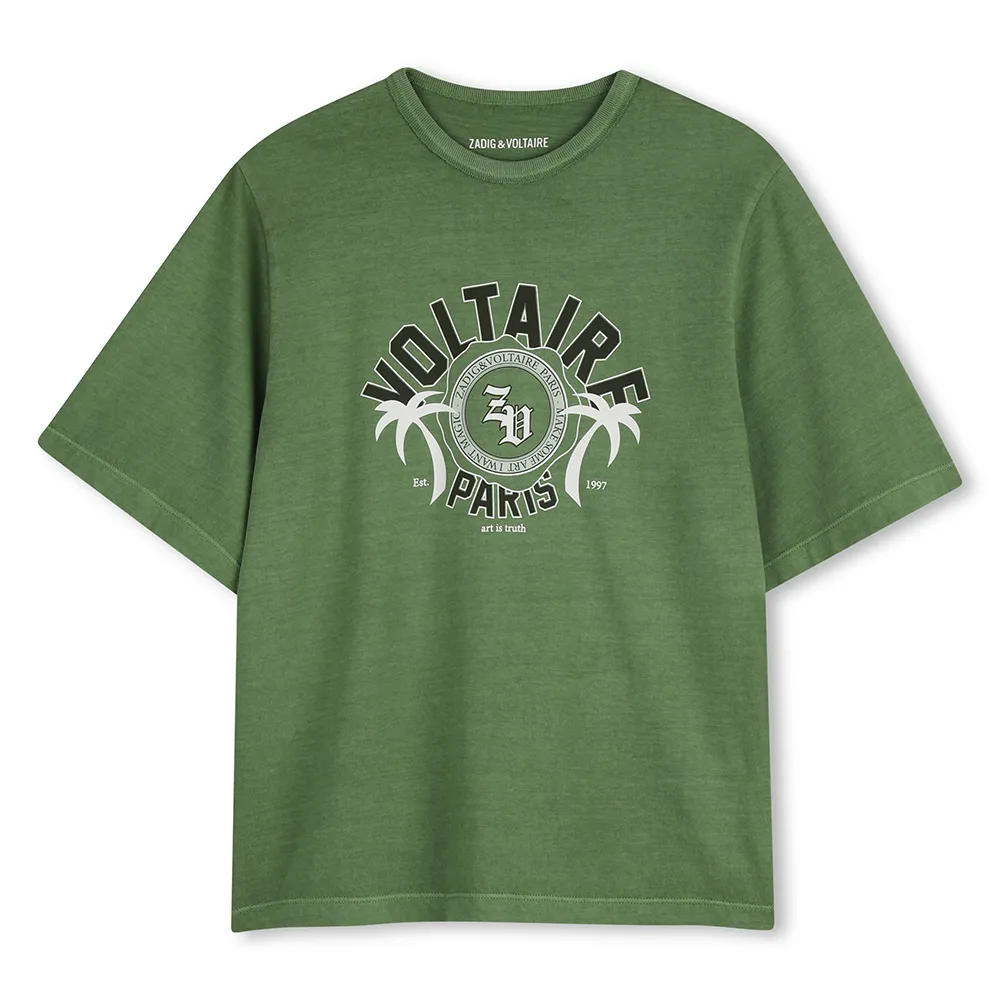 Футболка с короткими рукавами Zadig & Voltaire X60585, зеленый
Футболка с короткими рукавами Zadig & Voltaire X60585, зеленый