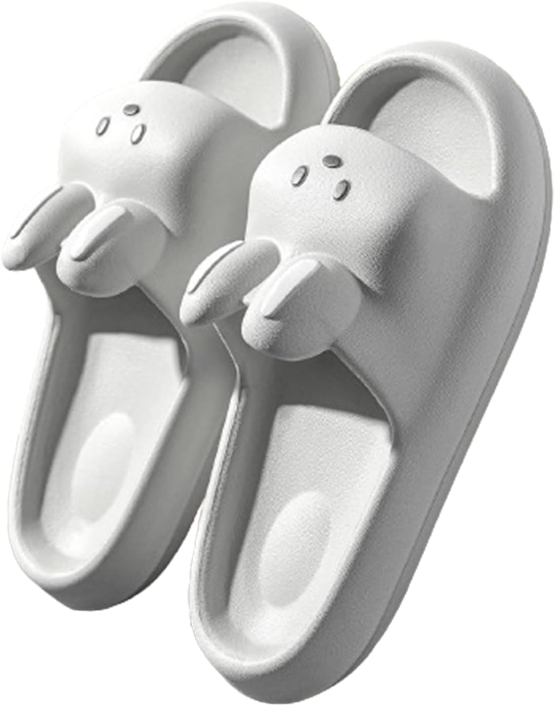 Женские и мужские летние тапочки с открытым носком, с зайчиком, милый мультяшный дизайн, для душа, бассейна, пляжа, ванной комнаты, удобные домашние шлепанцы с антискользящей подошвой, для использования дома и на улице (42-43, серый) Znel
Женские и мужские летние тапочки с открытым носком, с зайчиком, милый мультяшный дизайн, для душа, бассейна, пляжа, ванной комнаты, удобные домашние шлепанцы с антискользящей подошвой, для использования дома и на улице (42-43, серый) Znel