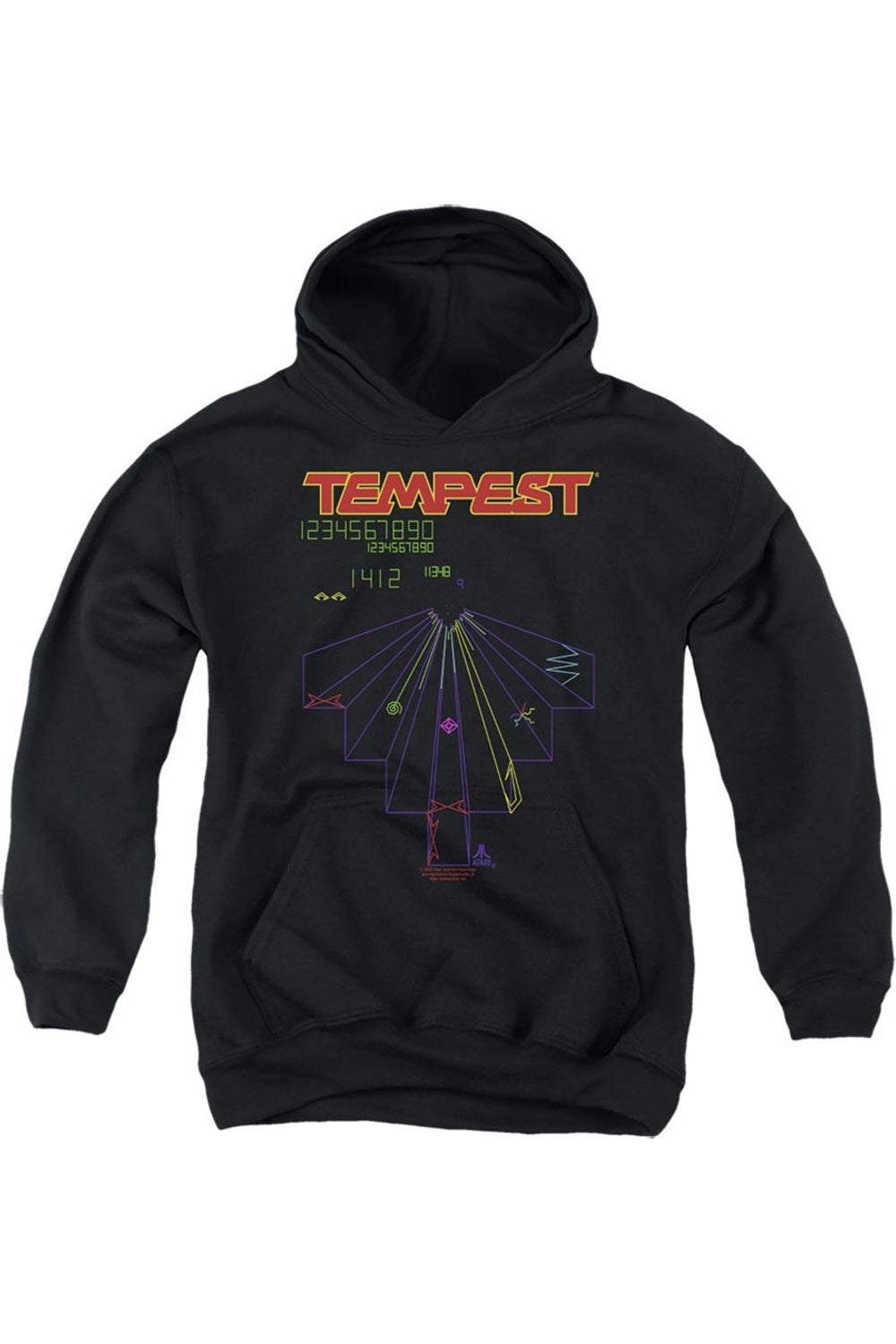 Atari Tempest худи с принтом экрана Gildan, черный
Atari Tempest худи с принтом экрана Gildan, черный