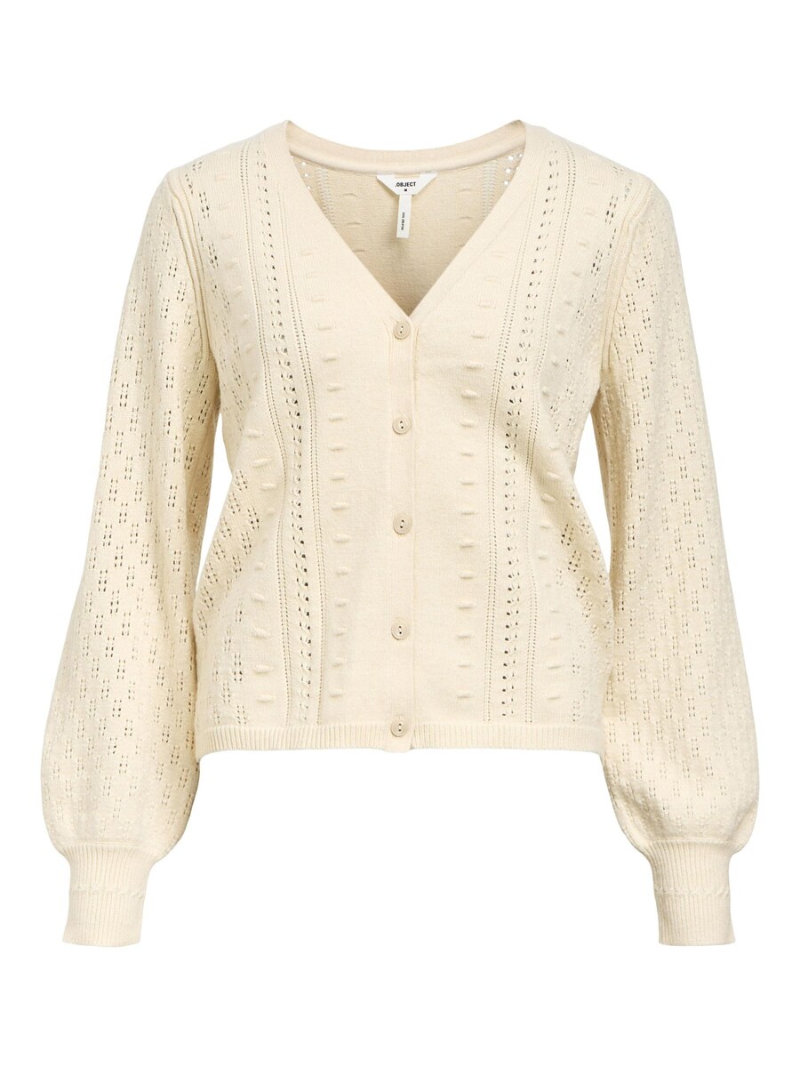 Вязаный кардиган OBJECT OBJInge, кремовый
Вязаный кардиган OBJECT OBJInge, кремовый